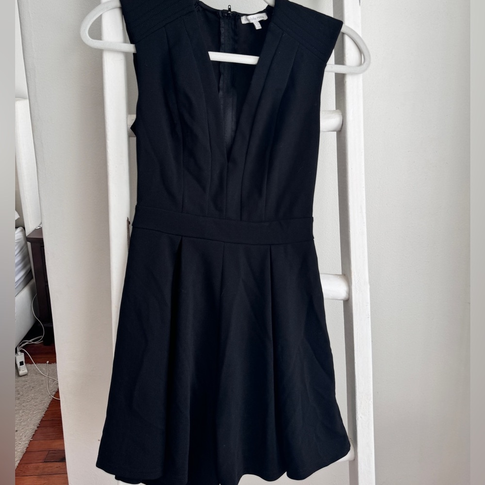 Black V-Neck Romper